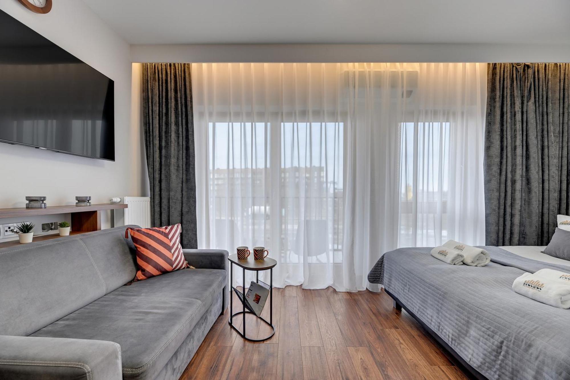 Nadmotlawie Riverside - Sauna, Gym & Parking By Downtown Apartments Гданьск Номер фото