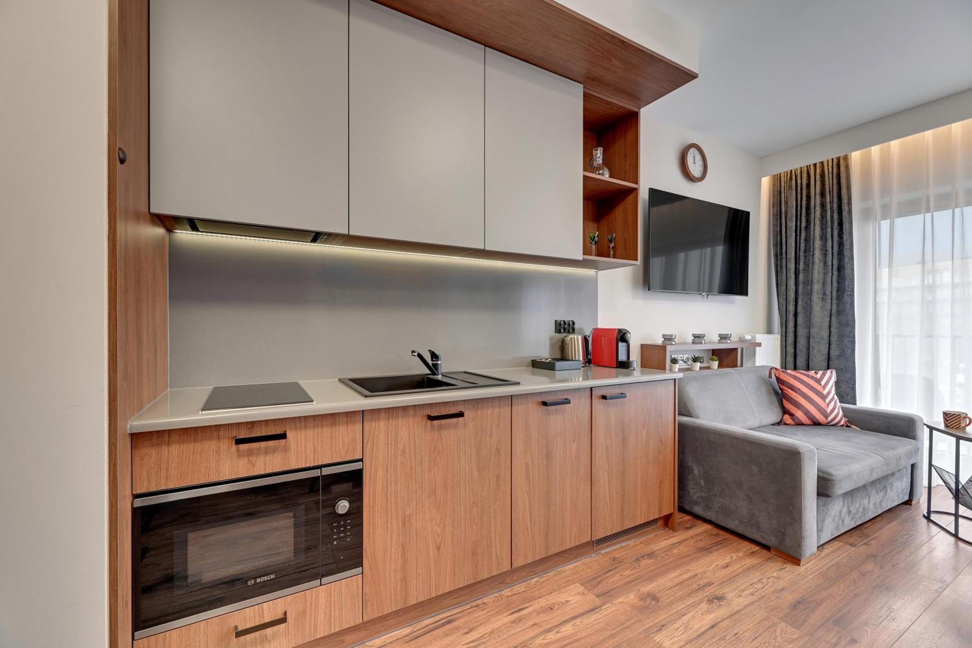 Nadmotlawie Riverside - Sauna, Gym & Parking By Downtown Apartments Гданьск Номер фото