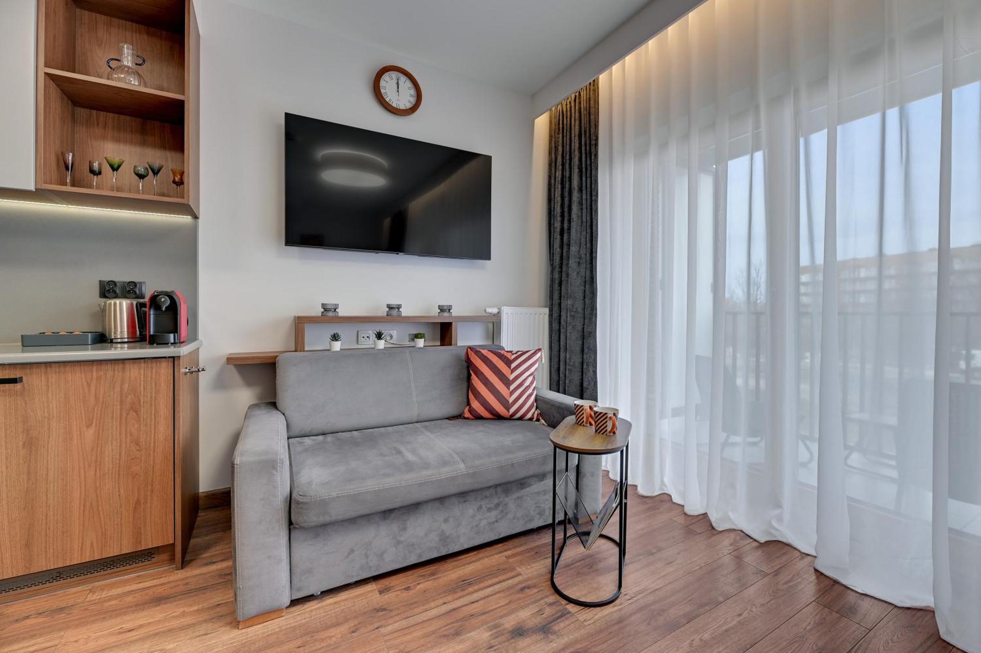 Nadmotlawie Riverside - Sauna, Gym & Parking By Downtown Apartments Гданьск Номер фото